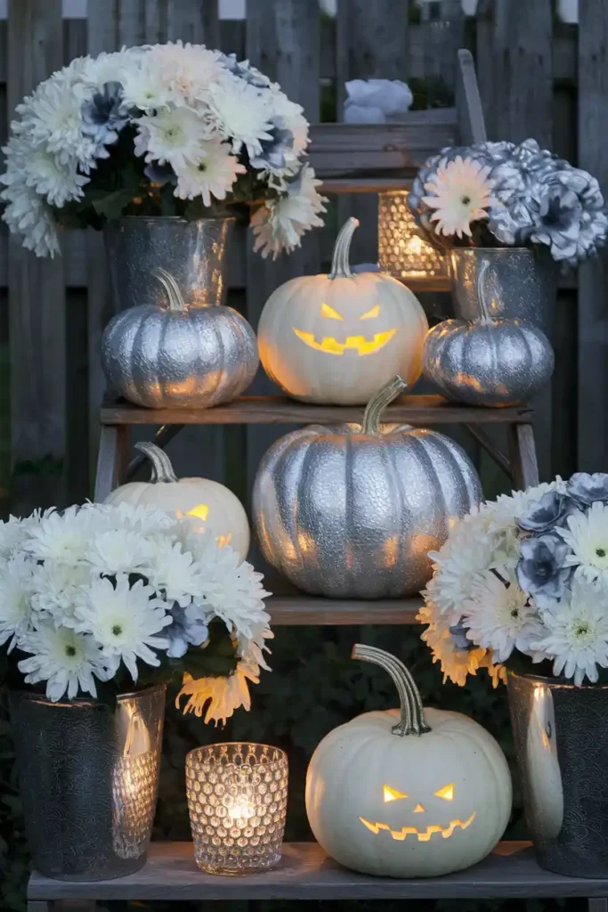 Autumn Moonlight-halloween front porch ideas