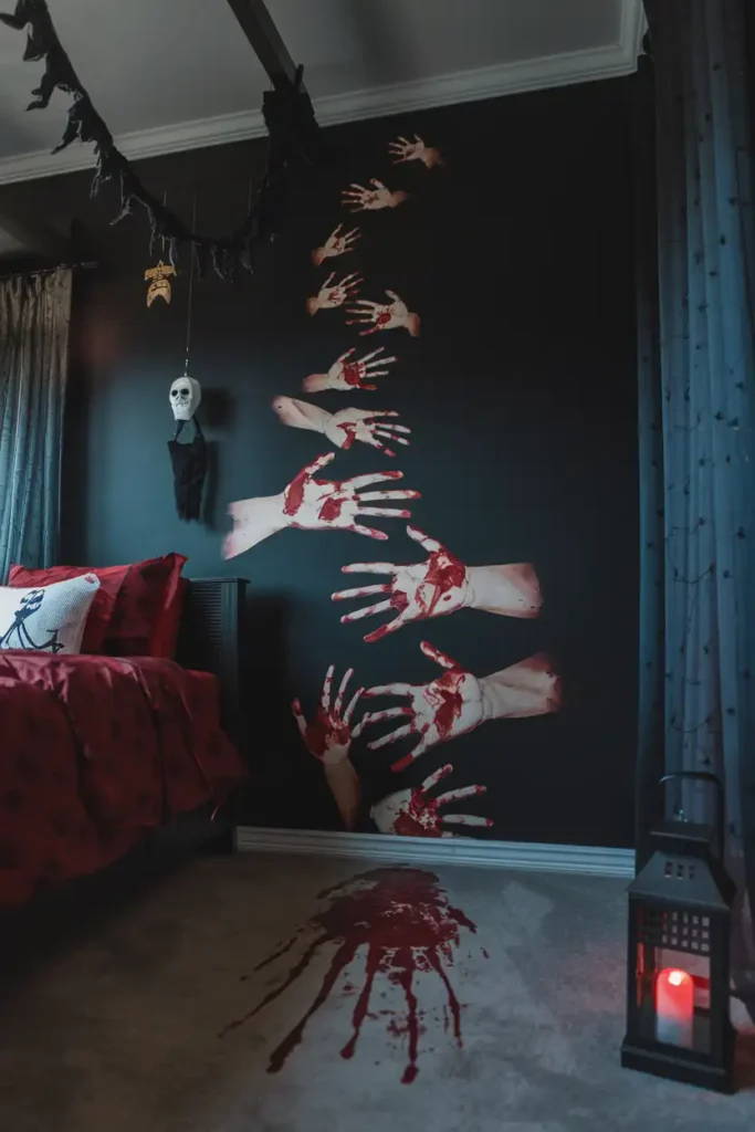 Bloody Handprint Wall Art