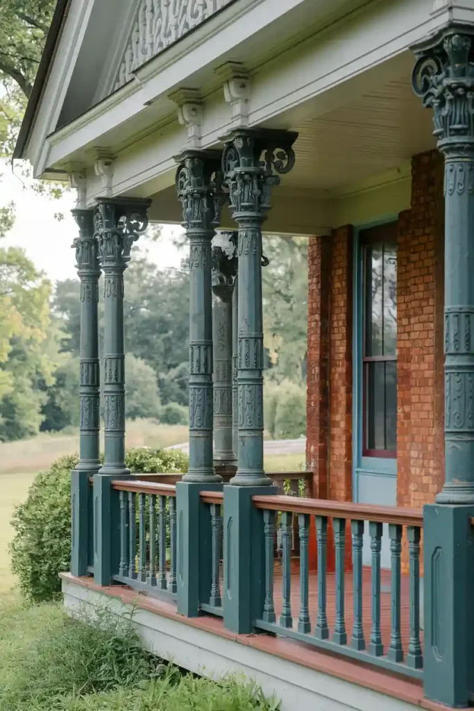 Cast Iron Columns-Front Porch Column Ideas