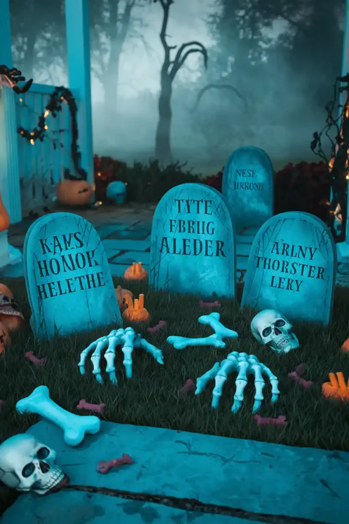 Cemetery Scene
