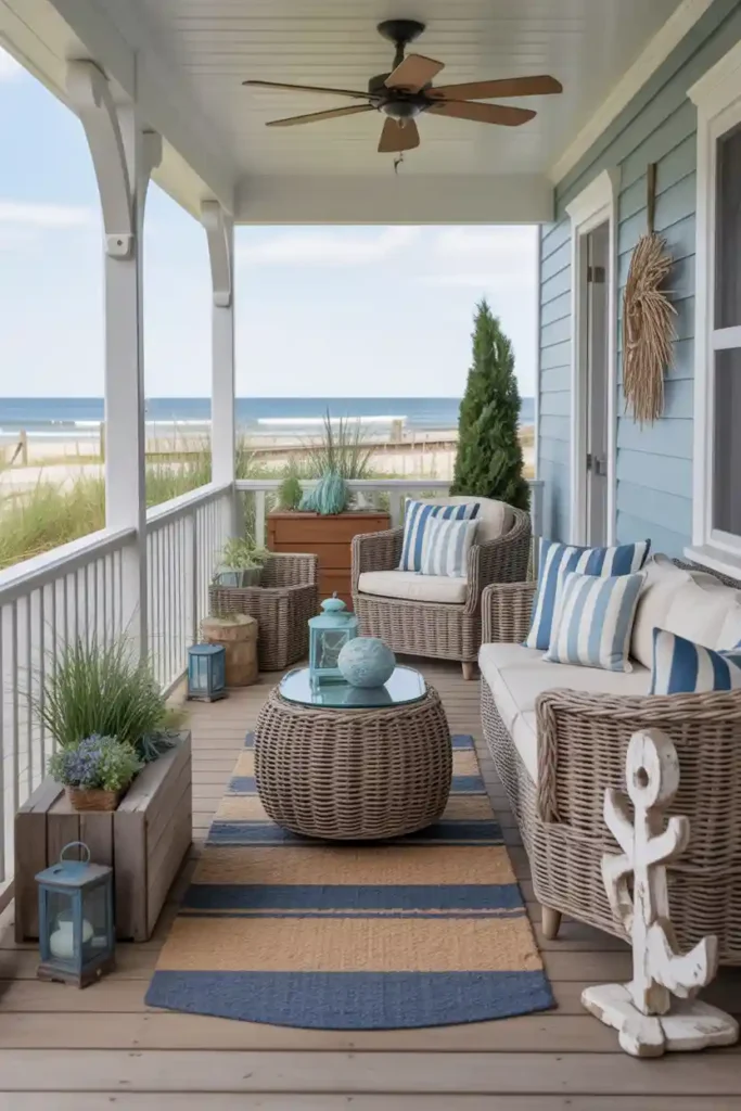 Coastal Escape-back porch ideas