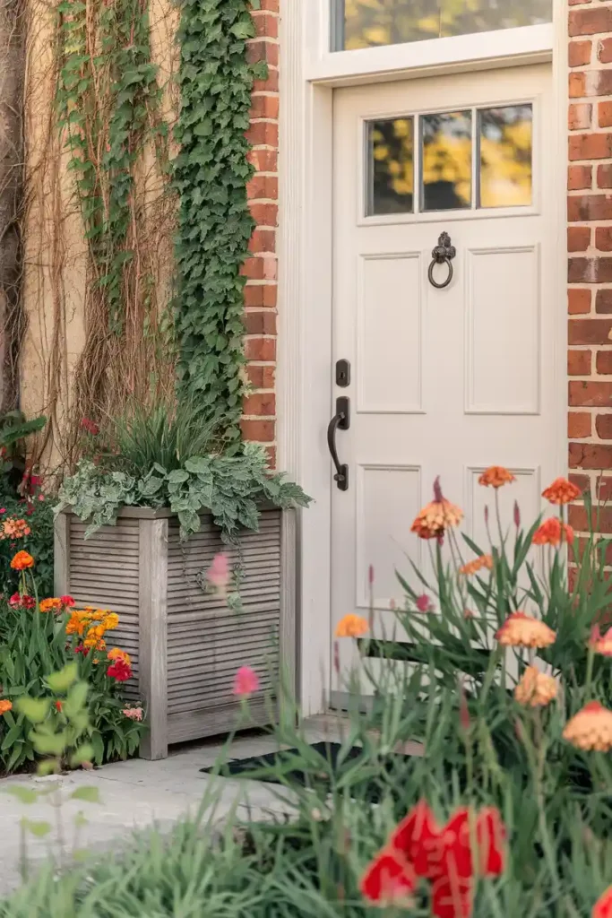 Crisp White-best front door colors ideas