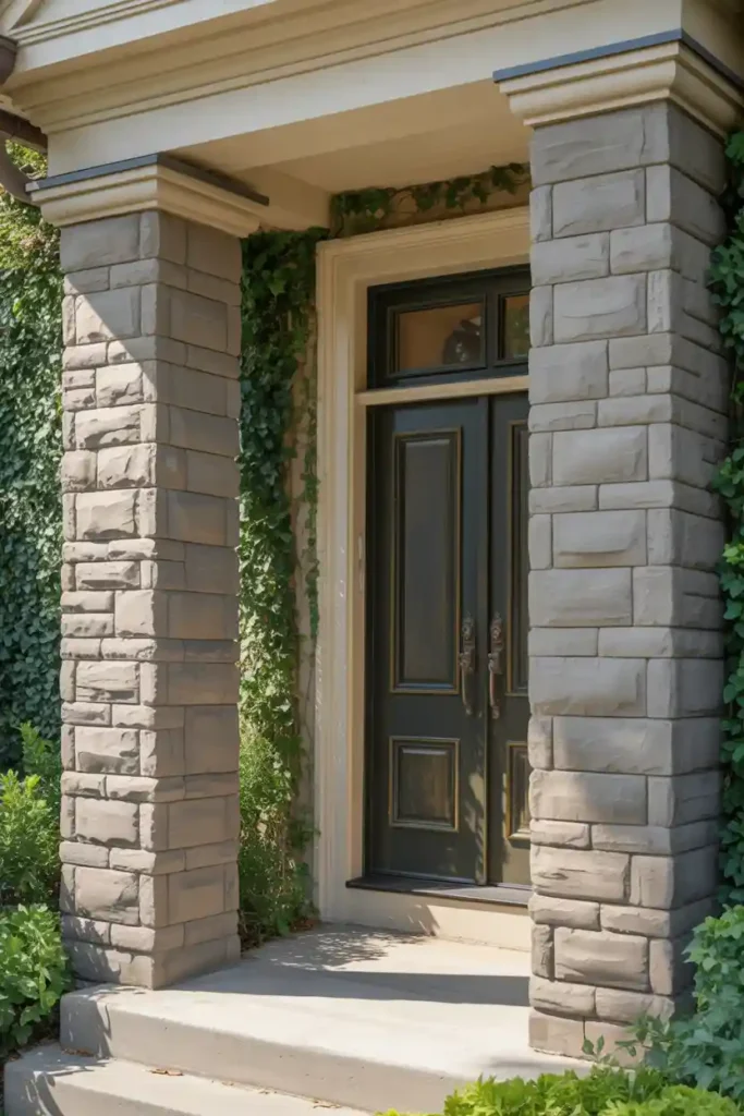 Cultured Stone Columns
