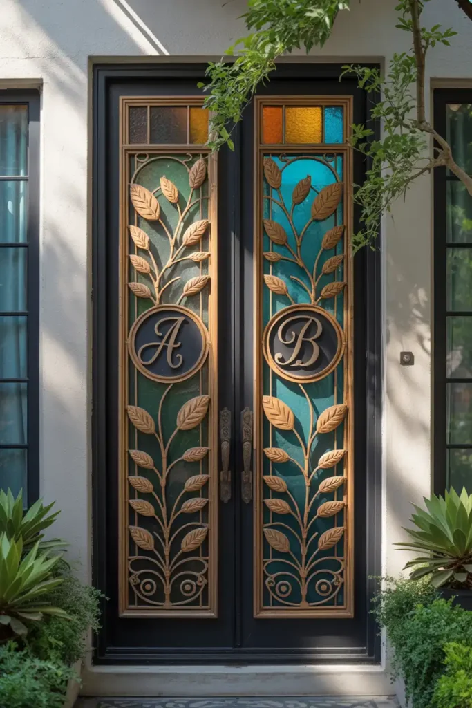 Custom Artistic Elements-modern front door design ideas