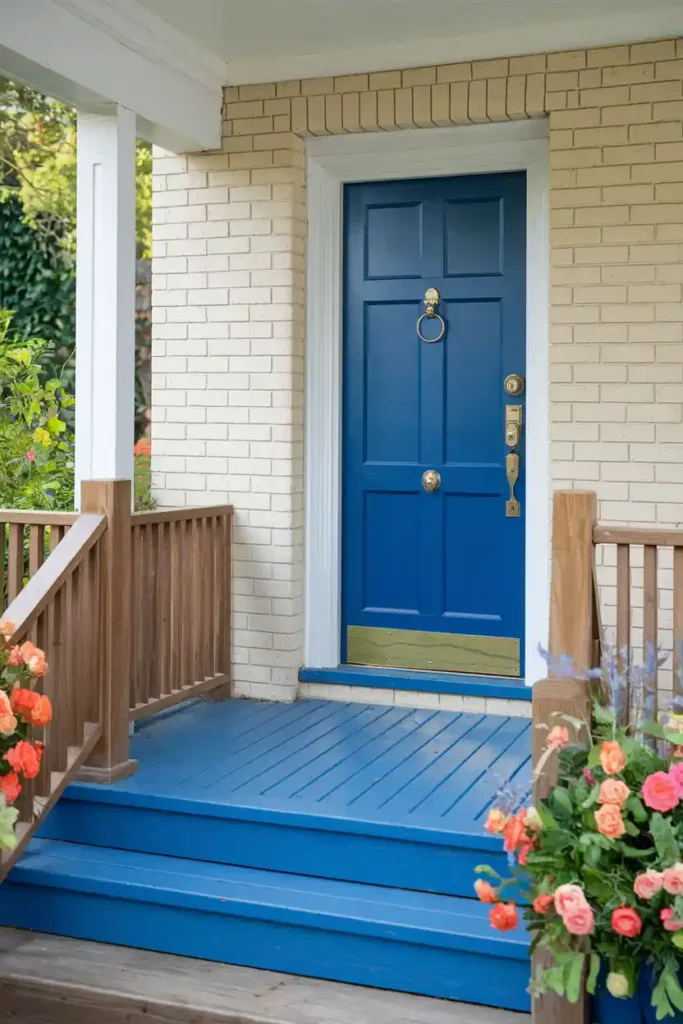 Deep Cobalt Blue-best front door colors ideas