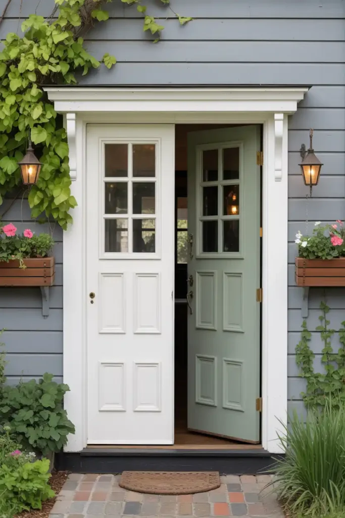 Dutch Split Door for Cottage Charm