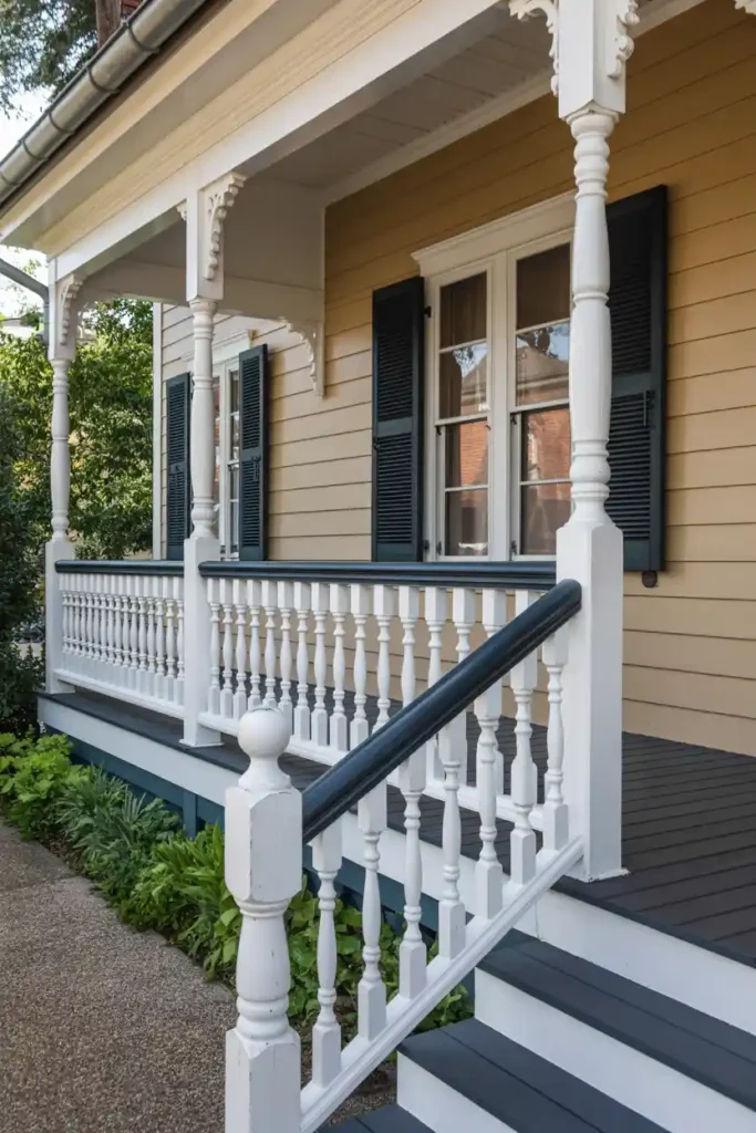Elegant Spindle Showcase-porch railing ideas