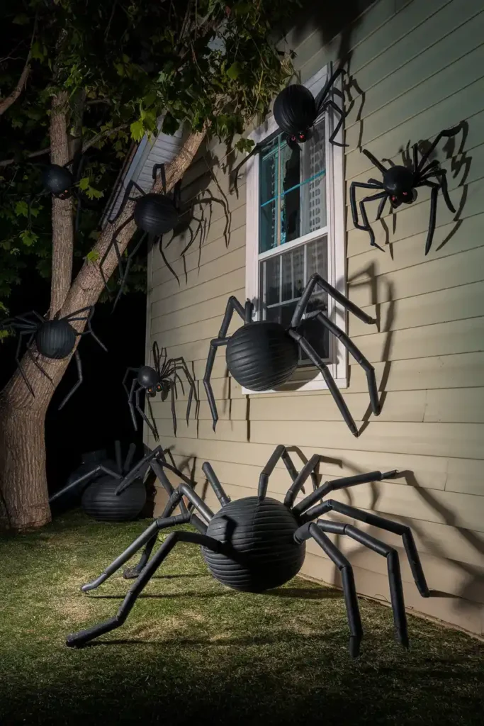 Giant Spider Invasion-halloween decorations for outdoor