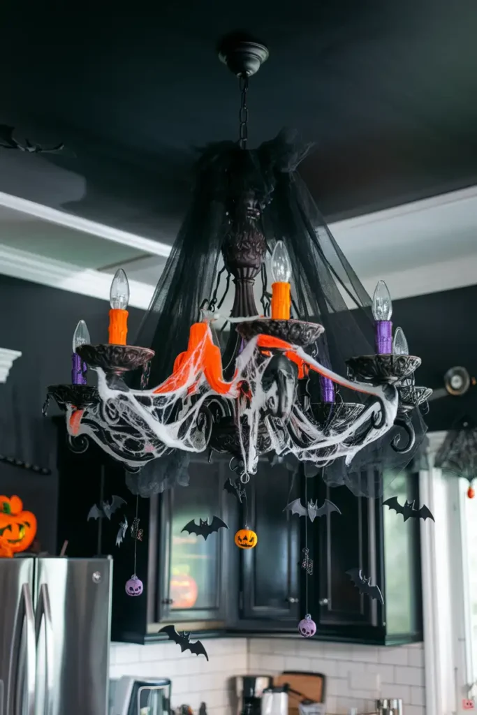 Gothic Chandelier Makeover