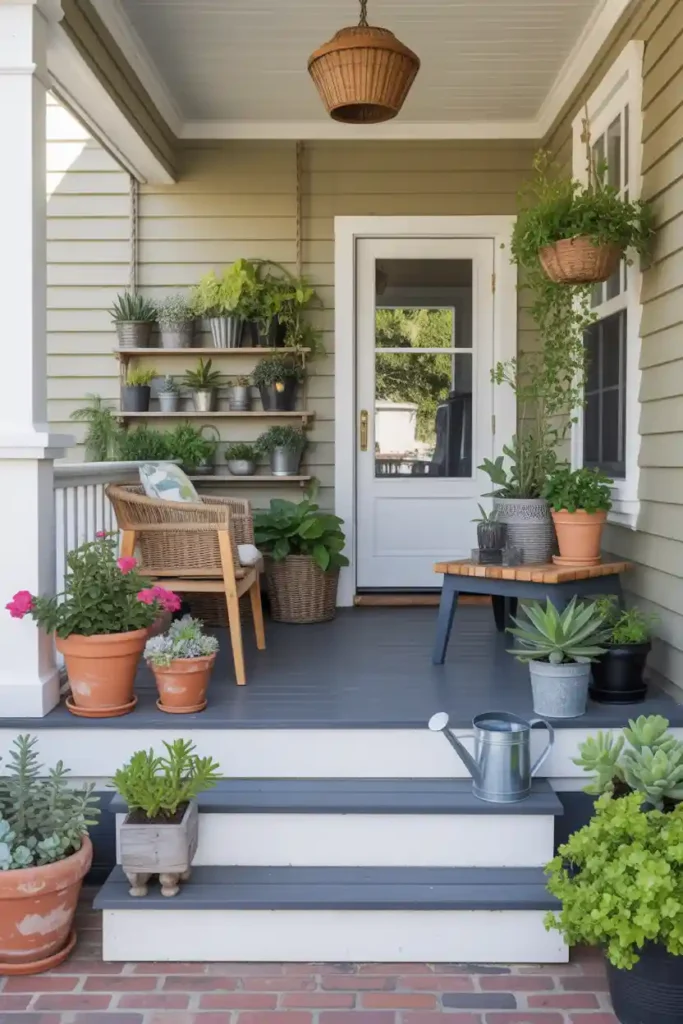 Green Oasis-back porch ideas