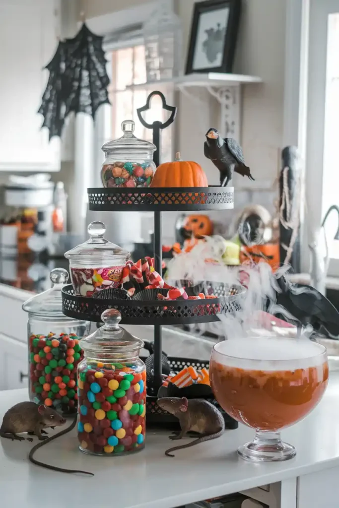 Haunted Snack Station-halloween apartment decorations