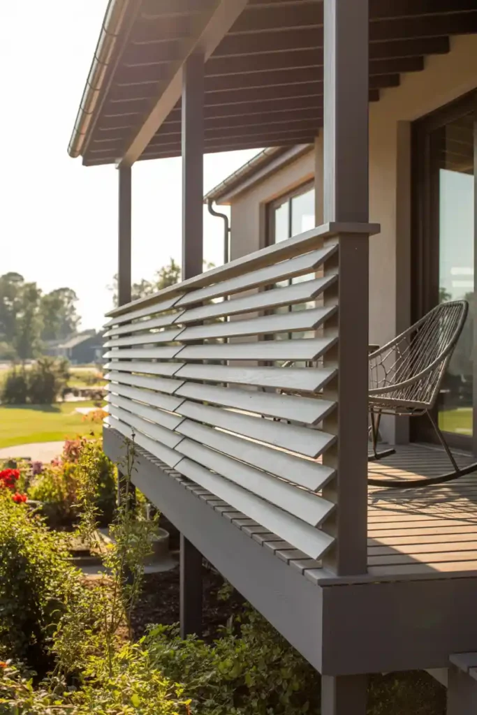 Horizontal Slat Contemporary