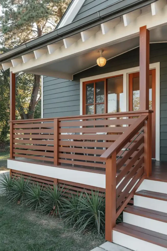 Horizontal Slat Contemporary-porch railing ideas