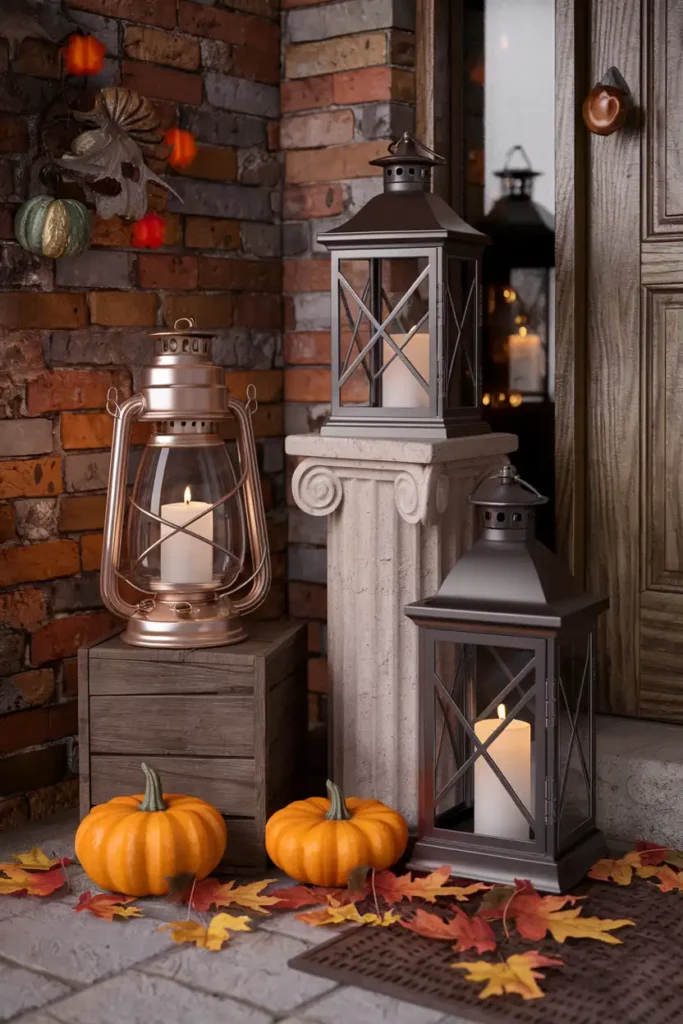 Lantern Display Drama-classy halloween decor ideas