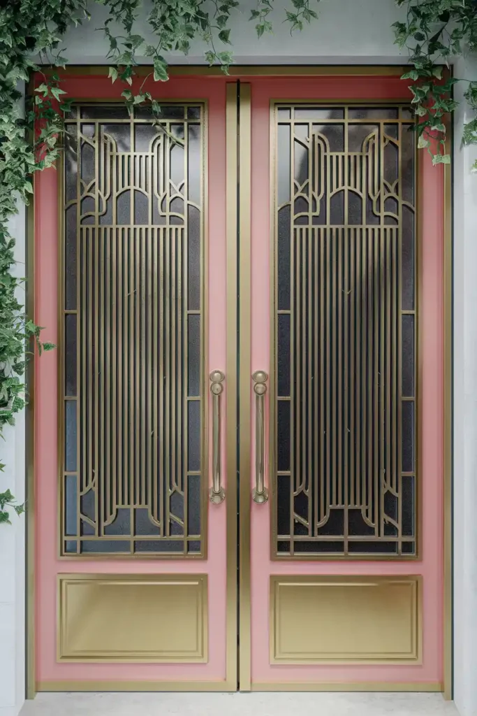 Modern Minimalist Glass and Steel-Double Door Design Ideas