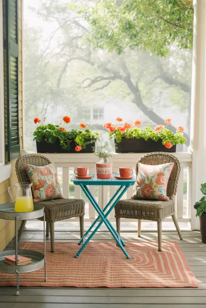 Outdoor Dining Setup-Front Porch Ideas