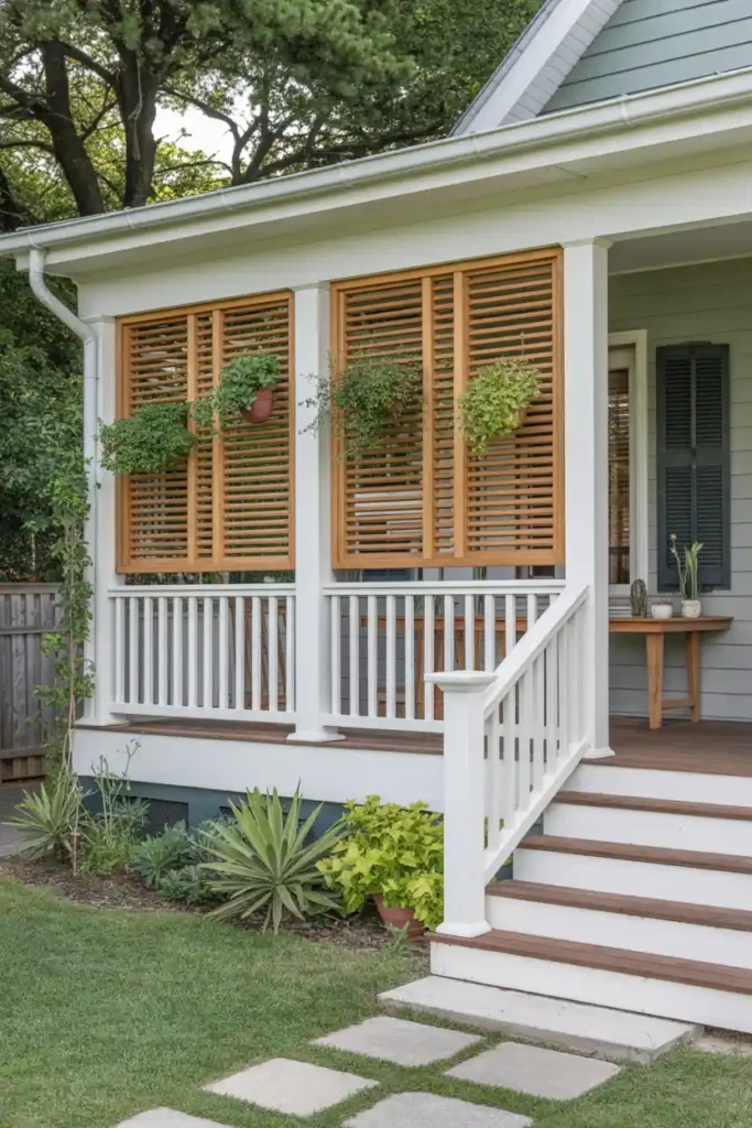 Privacy Screen Hybrid-porch railing ideas