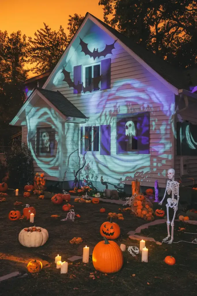 Projection Light Shows-halloween decorations for outdoor