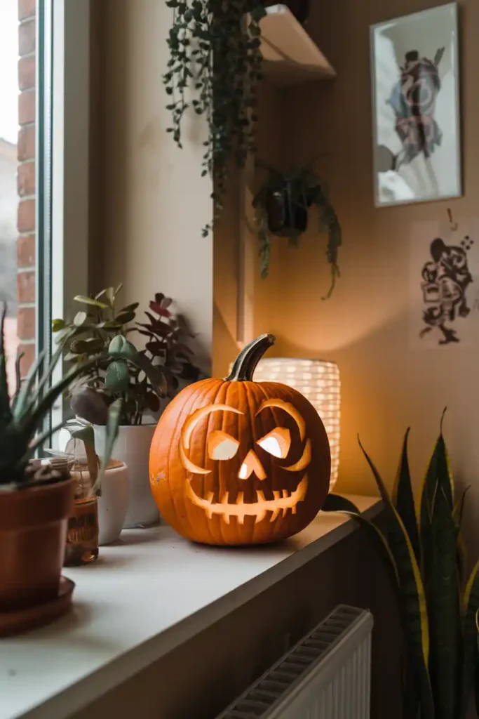 Pumpkin Carving Artistry-halloween apartment decorations