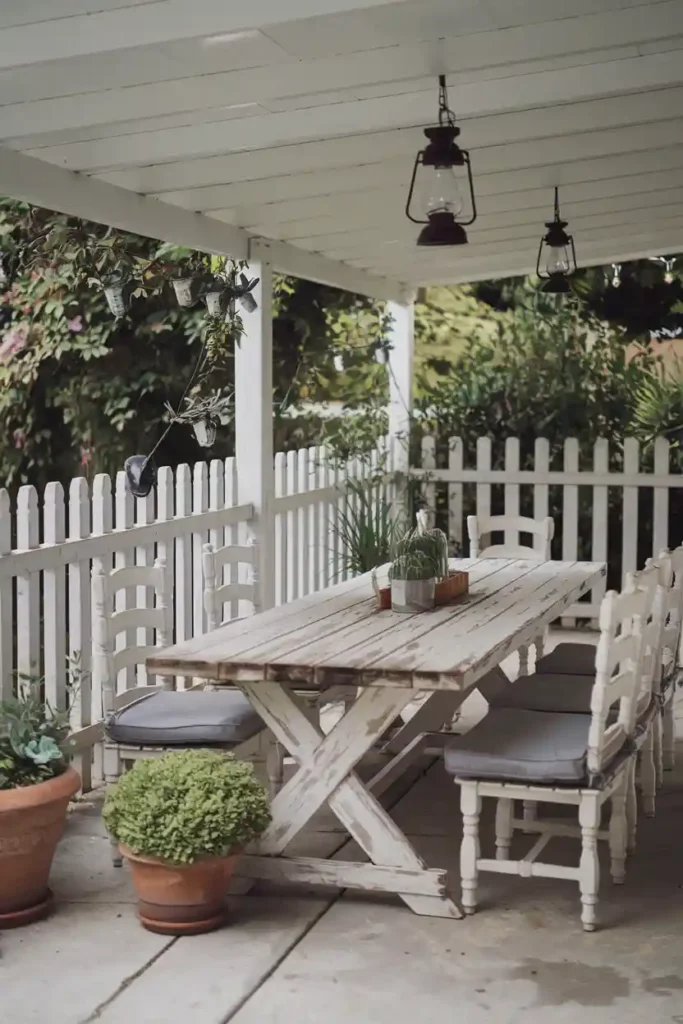 Rustic Farmhouse Patio-outdoor patio ideas