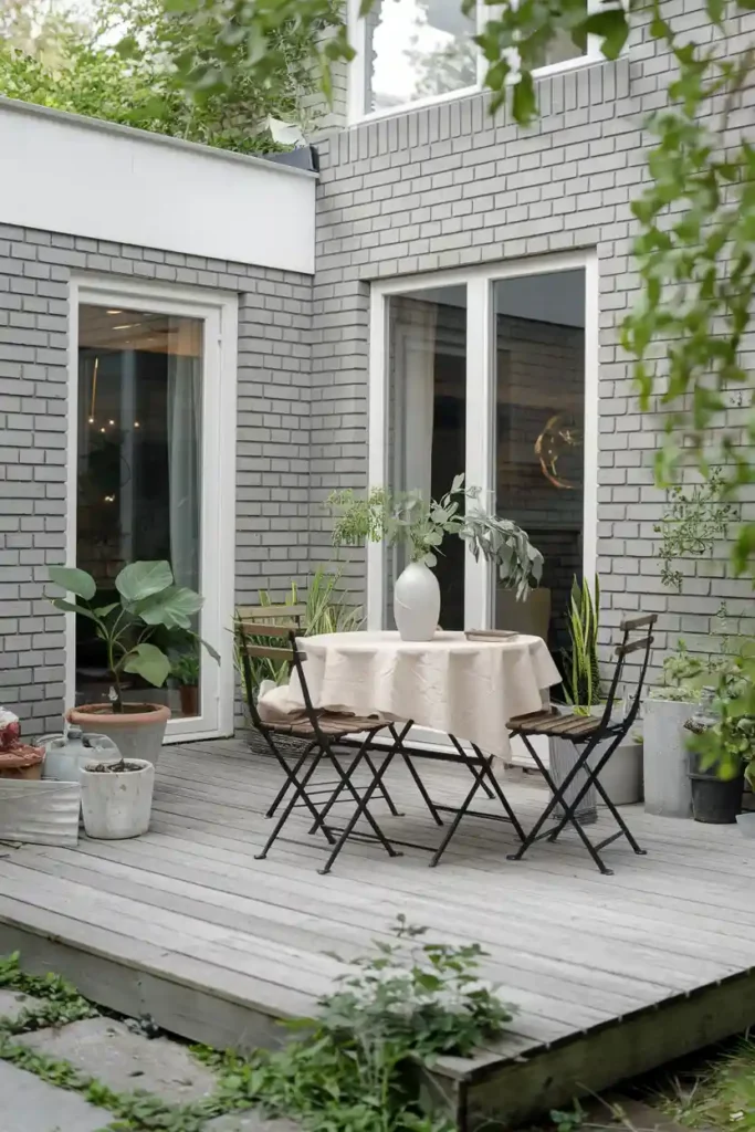 Scandinavian Patio Simplicity