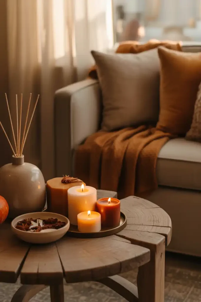 Scented Ambiance Throughout Your Space-Cozy Halloween Aesthetic Decor
