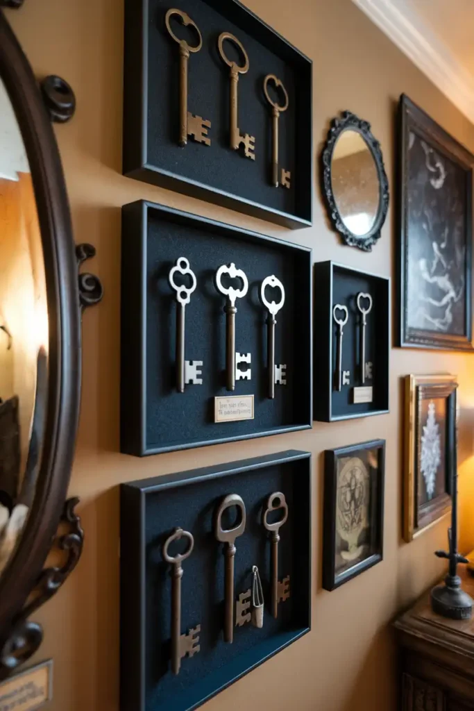 Skeleton Key-spooky halloween bedroom decor