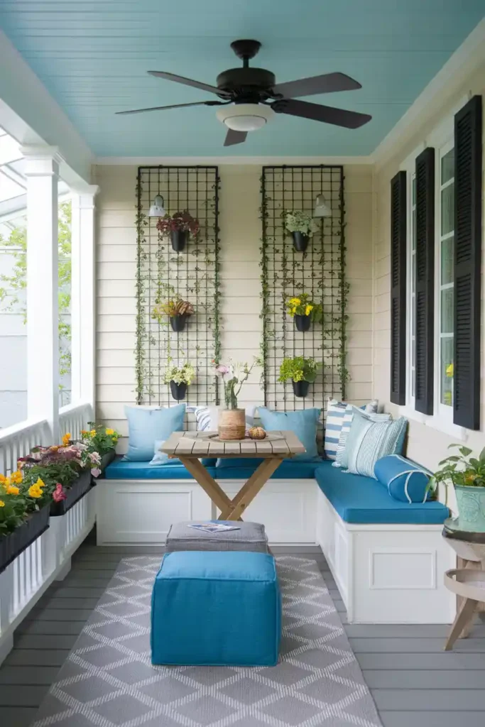 Small Space Smart Solutions-enclosed porch idea