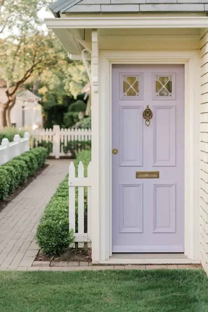 Soft Lavender-best front door colors ideas