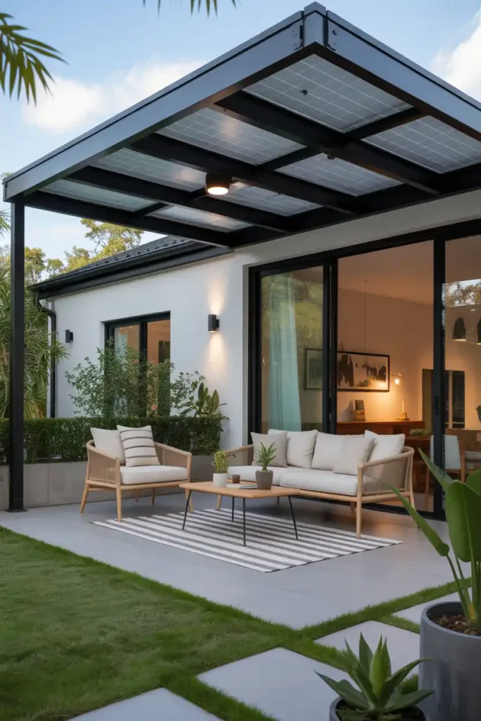 Solar Panel Roof Extension