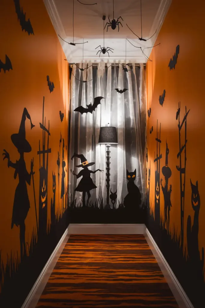 Spooky Silhouette Gallery-halloween hallway decoration ideas