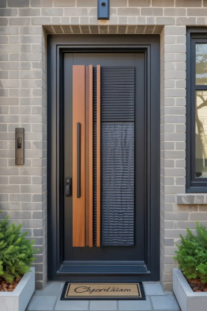 Textured Surfaces-modern front door design ideas