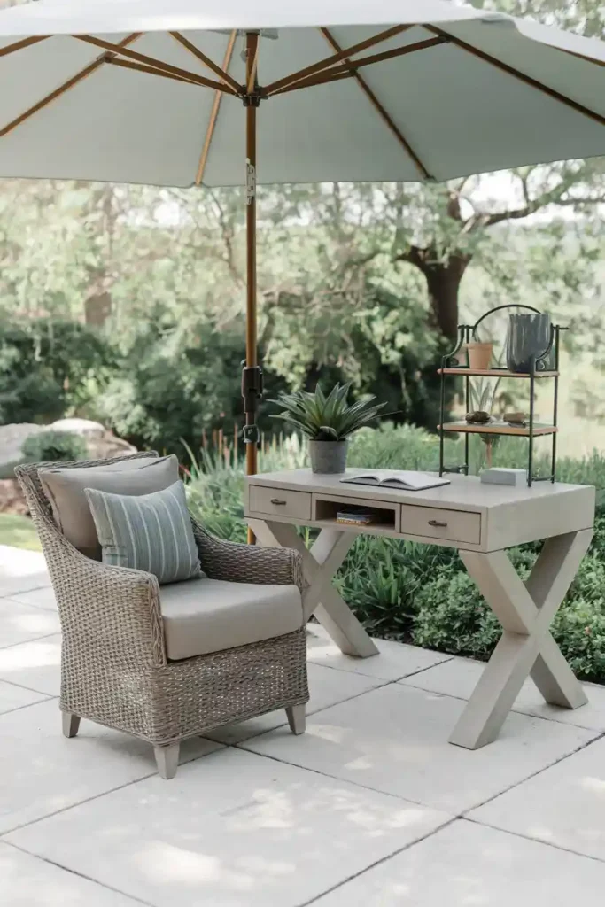 The Patio Office-outdoor patio ideas