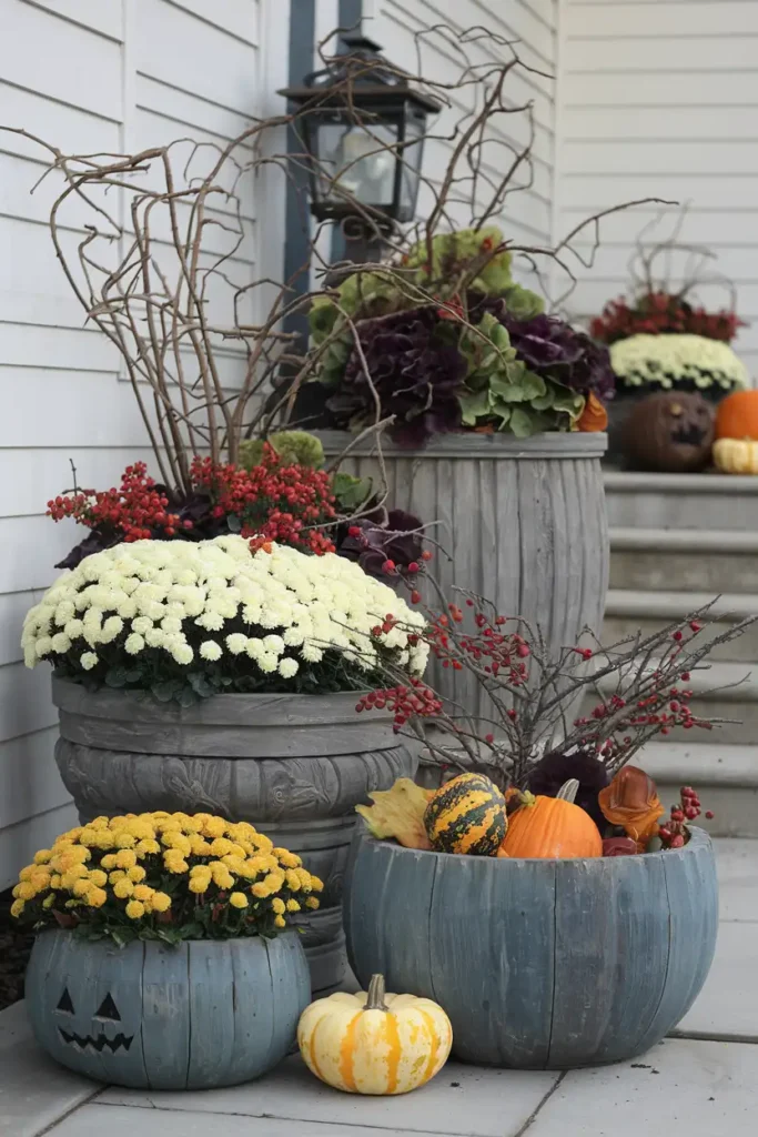 Themed Planters Display