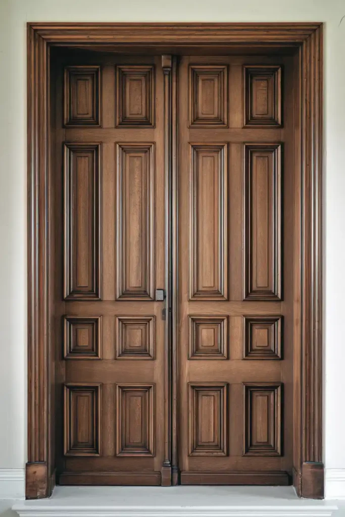Traditional Paneled Wooden Doors