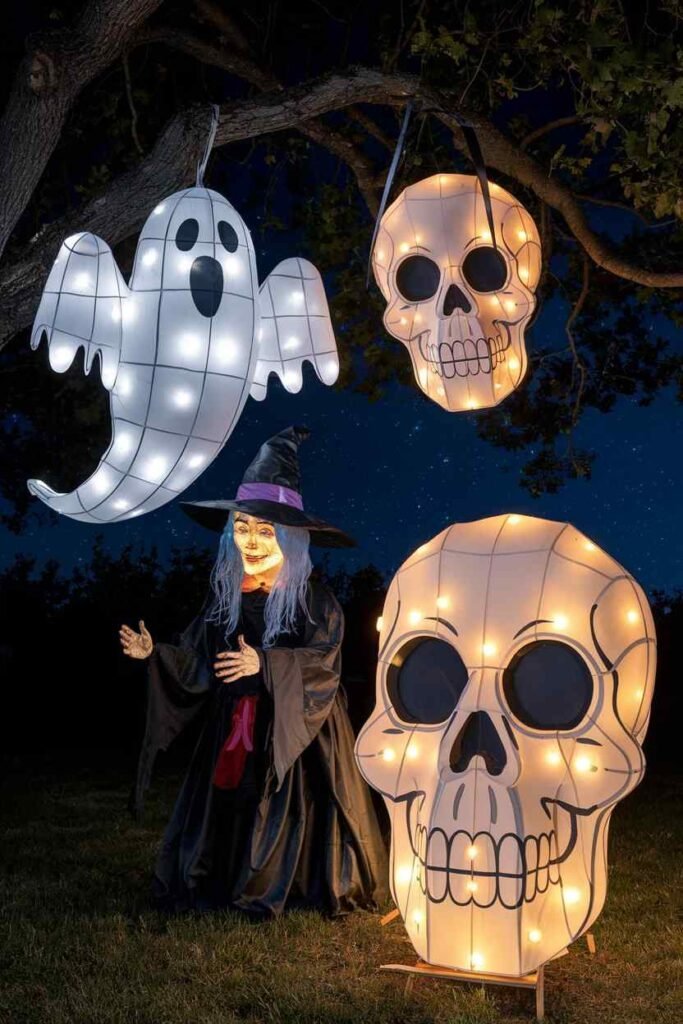 Weather-Resistant Setup-halloween decorations for outdoor