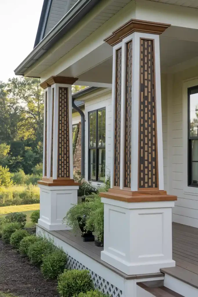 Wrapped Front Porch Columns