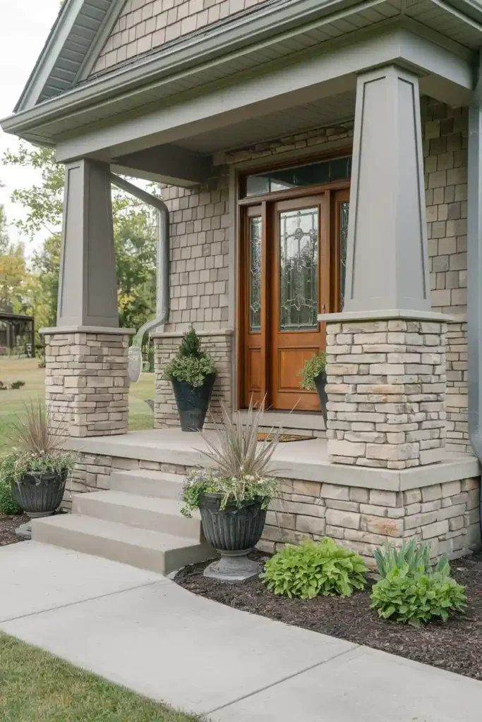 Wrapped Front Porch Columns