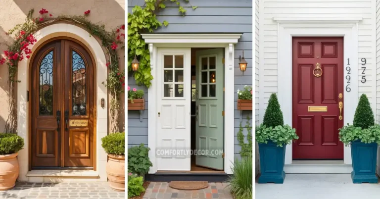 front door ideas to enhance curb appeal