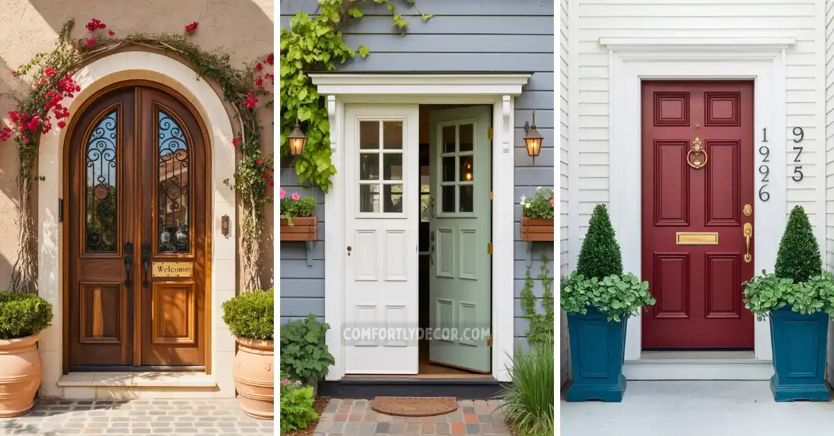 front door ideas to enhance curb appeal
