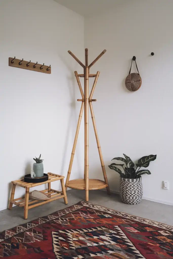 Bamboo Coat Stand