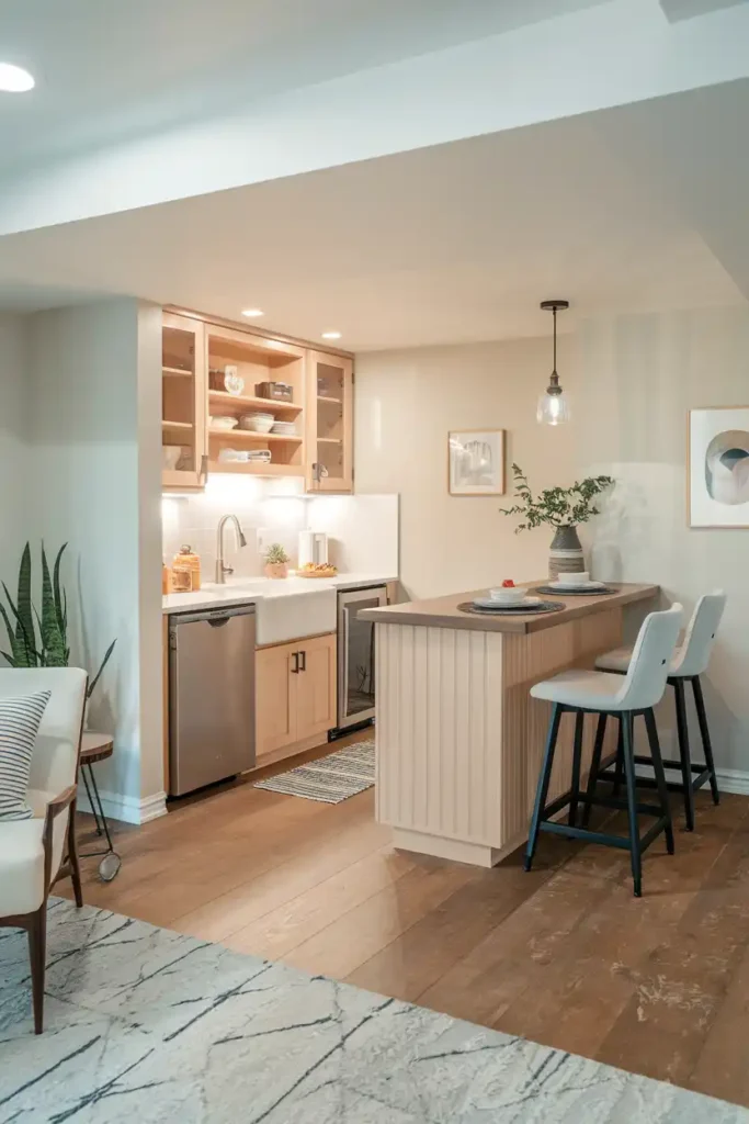 Basement Kitchenette Done Right-basement design ideas