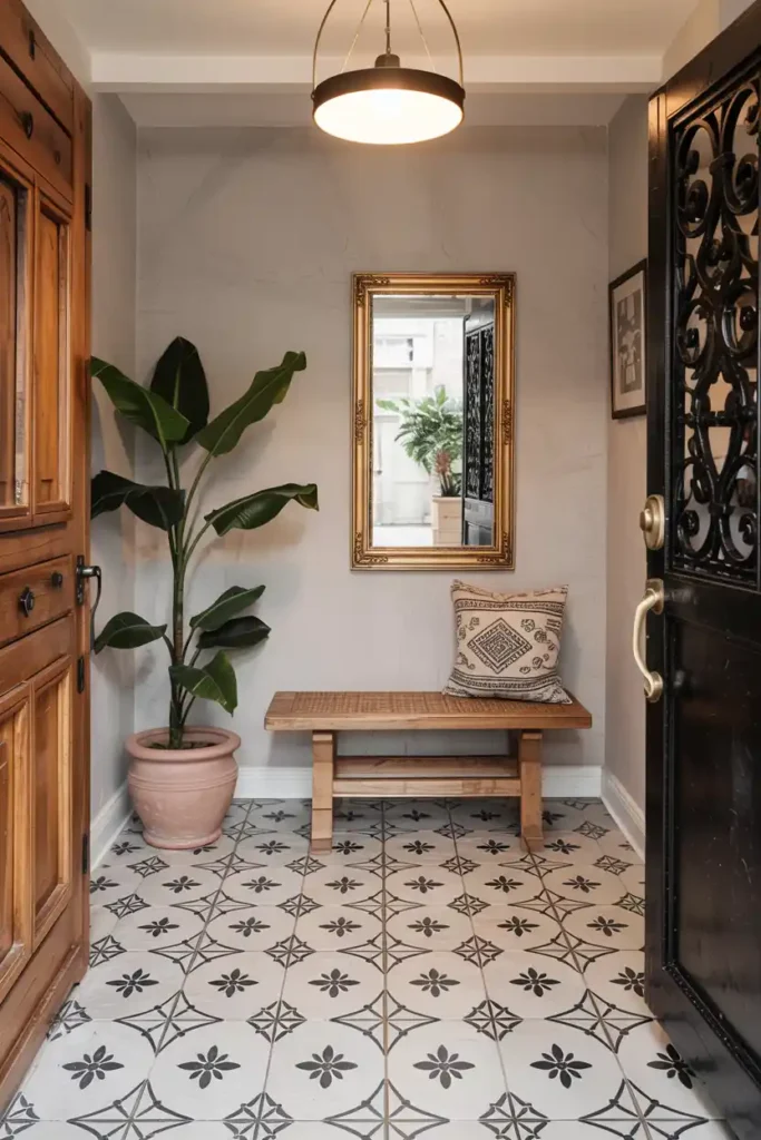 Bold Patterned Tile Drama