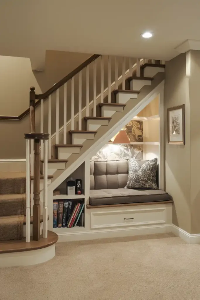 Built-In Reading Nook Seating