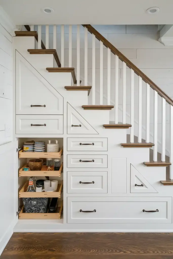 Built-In Storage Drawer System
