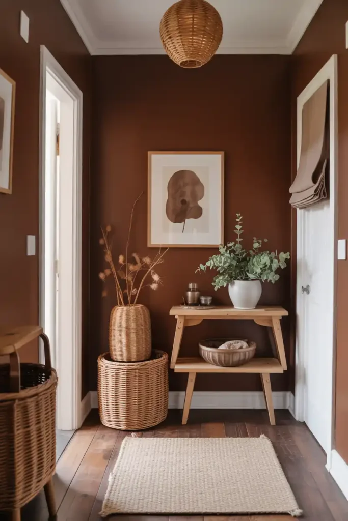 Chocolate Brown-entryway paint