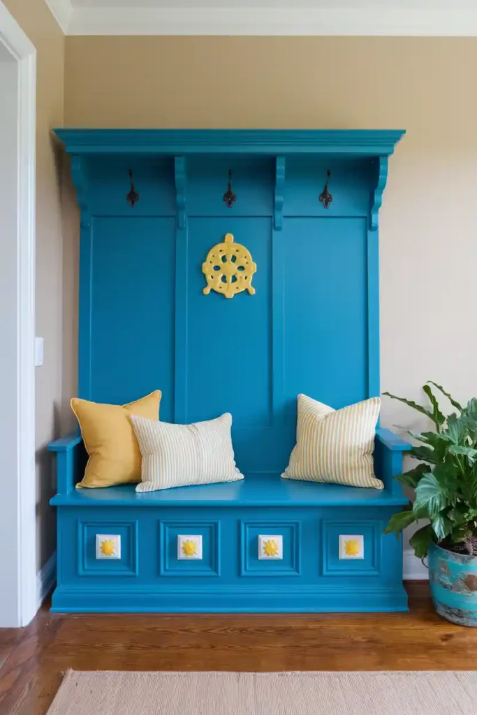 Colorful Painted Bench