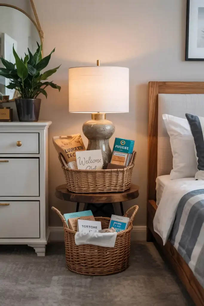 Create a Welcome Basket