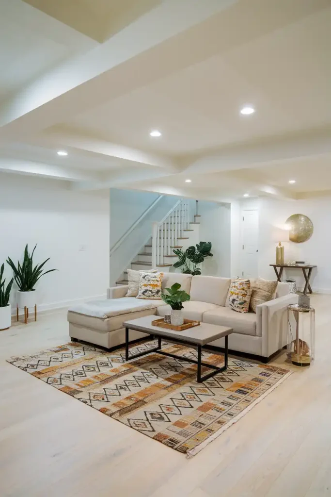 Crisp White-basement paint colors