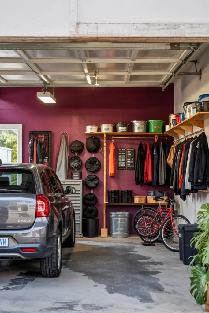 Deep Purple-garage paint colors